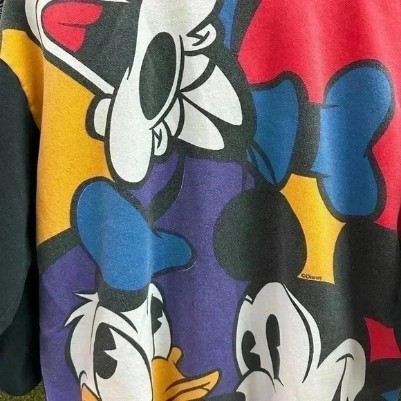 Vintage Disney Mickey Donald Goofy Crewneck Medium - Picture 4 of 5